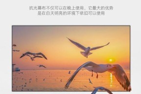 吊装投影仪搭配哪种抗光幕布效果最佳？