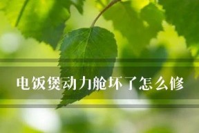 电饭煲动力舱坏了怎么办（解决电饭煲动力舱故障的方法及注意事项）