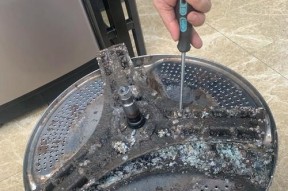 清洗洗衣机水垢的有效方法（简单易行的家庭清洁方法）
