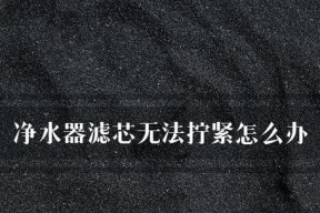 如何处理净水器滤芯中的塑料颗粒（保护家庭健康）