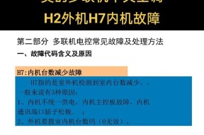 中央空调清除故障的有效方法（快速解决中央空调故障）