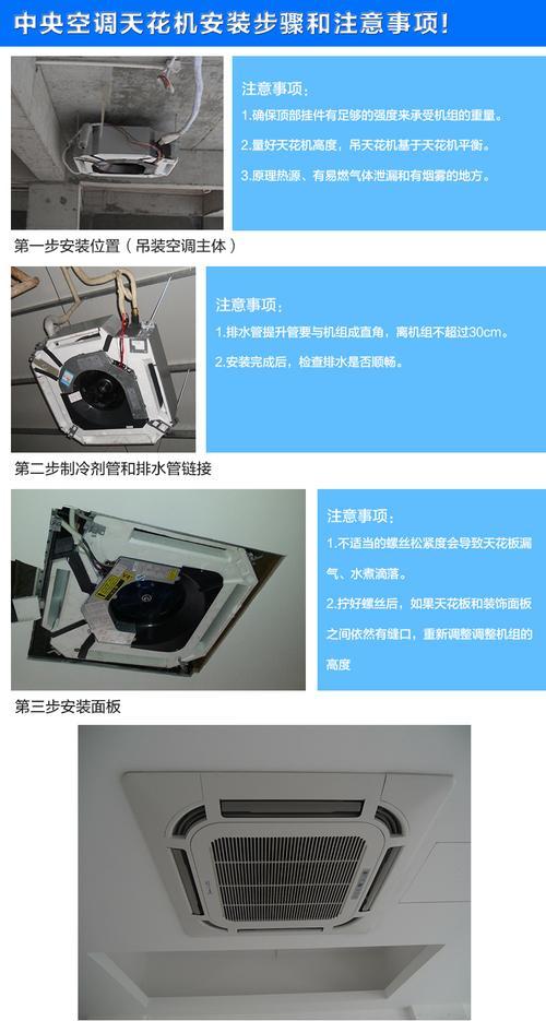 空调天花机清洗的必要性与方法（打造清新舒适的室内环境）  第1张
