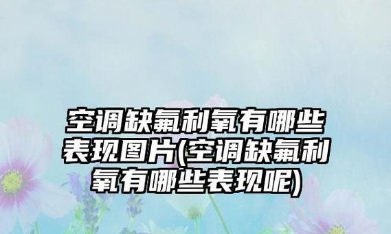 探究空调缺冷媒报警原因与解决方法（深入解析空调报警代码）  第3张