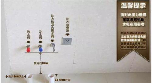 洗衣机水管接头接法大揭秘（了解正确的接头接法）  第1张